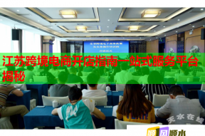 江蘇跨境電商開店指南一站式服務平臺揭秘
