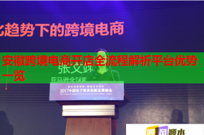 安徽跨境電商開店全流程解析平臺優勢一覽