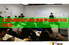 北京跨境電商開店全流程平臺選擇與運營指南