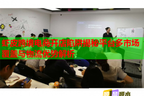 蝦皮跨境電商開店陷阱揭秘平臺多市場覆蓋與物流優勢解析